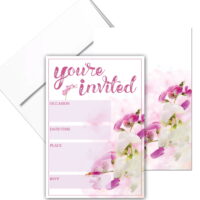25 Party Invites with Envelopes - Wedding, Bridal Shower, Baby Shower, Birthday Party - B15213