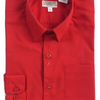 Gioberti Kids and Boys Long Sleeve Solid Dress Shirt