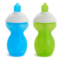 Munchkin Click Lock™ Flip Straw Cup, 9oz, 2pk, Color May Vary