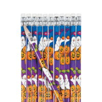 Halloween Ghost Pencils (2Dz) - Stationery - 24 Pieces