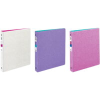 Avery Glitter Binder with 1 Round Ring, 175-Sheet Capacity, Assorted