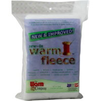 Warm Fleece Polyester Sew-In Batting, 36' X 45', Fob: Mi