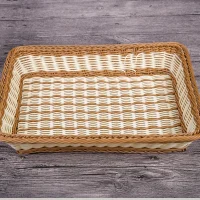 Giỏ Mây Tre Đan Hình Chữ Nhật – Đựng Đồ Tiện Dụng