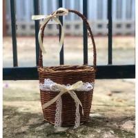 Giỏ Mây Cổ Điển Dáng Cao