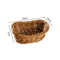 Giỏ mây tre đan hình oval nhỏ 19cm