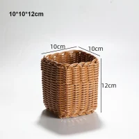 Giỏ Mây Tre Đan Vuông Nhỏ Đựng Đồ