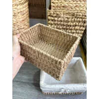 Giỏ Mây Tre Đan Chữ Nhật Dạng Khay Nhỏ
